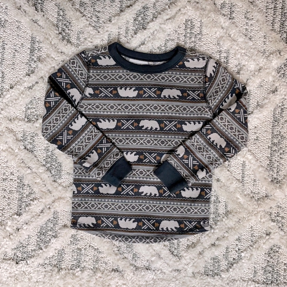 Like New Thermal Boy Long Sleeve Top